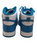 中古・古着 NIKE (ナイキ) DUNK HI RETRO LASER BLUE/WHITE ホワイト×ブルー サイズ: 27.5cm 未使用品：7000円