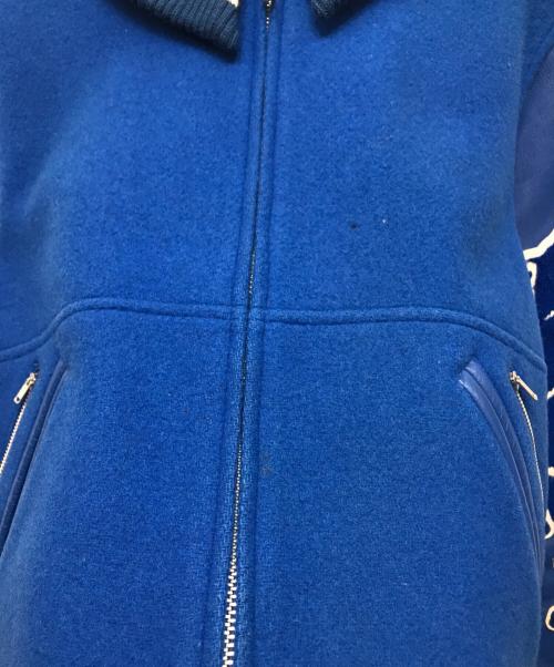 UNDERCOVER（アンダーカバー）UNDERCOVER (アンダーカバー) パッチ バーシティジャケット ブルー サイズ:Mの古着・服飾アイテム