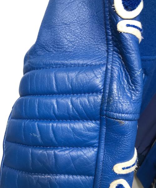 UNDERCOVER（アンダーカバー）UNDERCOVER (アンダーカバー) パッチ バーシティジャケット ブルー サイズ:Mの古着・服飾アイテム
