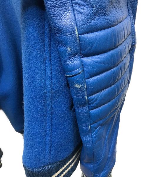 UNDERCOVER（アンダーカバー）UNDERCOVER (アンダーカバー) パッチ バーシティジャケット ブルー サイズ:Mの古着・服飾アイテム