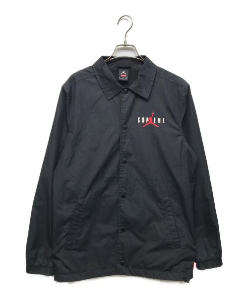 JORDAN（ジョーダン）JORDAN (ジョーダン) SUPREME (シュプリーム) コーチジャケット ブラック サイズ:Sの古着・服飾アイテム