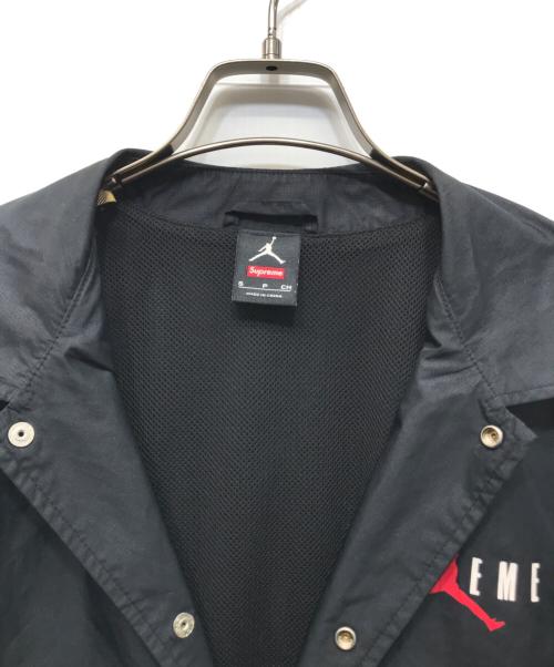 JORDAN（ジョーダン）JORDAN (ジョーダン) SUPREME (シュプリーム) コーチジャケット ブラック サイズ:Sの古着・服飾アイテム