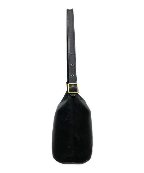 COACH（コーチ）COACH (コーチ) バケツレザーショルダーバッグ ブラックの古着・服飾アイテム