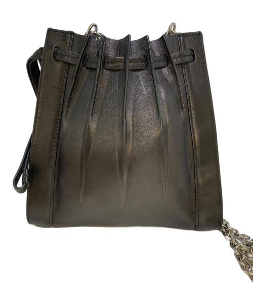 3.1 phillip lim（スリーワンフィリップリム）3.1 phillip lim (スリーワンフィリップリム) Mini Pleated Florence Bag ブラックの古着・服飾アイテム