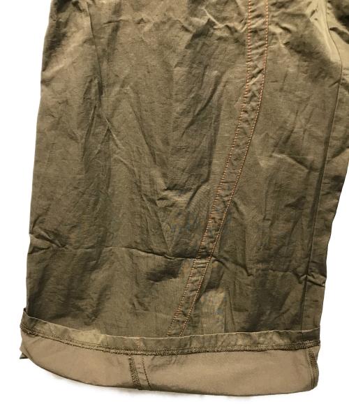 VIAVANDA（ヴィアヴァンダ）VIAVANDA (ヴィアヴァンダ) COLOR STITCH BAGGY WIDE PANTS オリーブ サイズ:FREEの古着・服飾アイテム