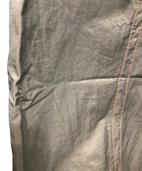 VIAVANDA（ヴィアヴァンダ）VIAVANDA (ヴィアヴァンダ) COLOR STITCH BAGGY WIDE PANTS オリーブ サイズ:FREEの古着・服飾アイテム