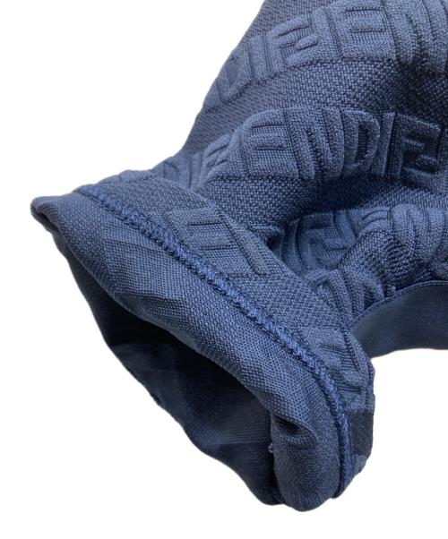 FENDI（フェンディ）FENDI (フェンディ) ジャガードズッカ柄Tシャツ ブルー サイズ:Sの古着・服飾アイテム