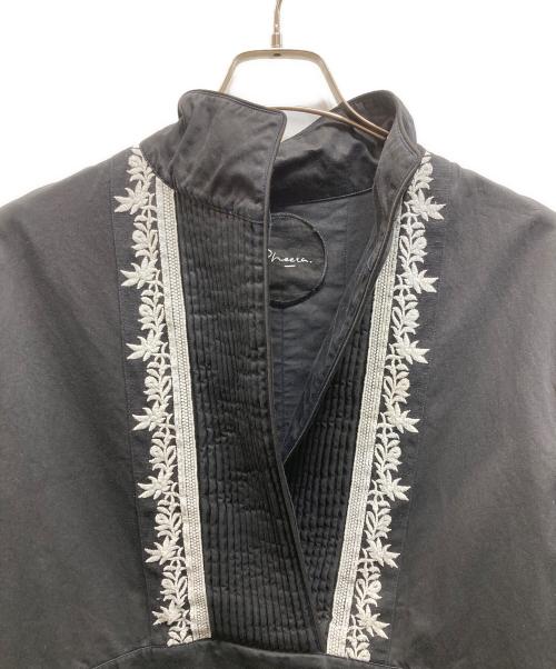 pheeta（フィータ）Pheeta (フィータ) 刺繍ブラウス ブラック サイズ:FREEの古着・服飾アイテム