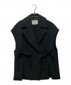 ARPEGE STORYアルページュストーリー）の古着「リボン付きテーラージレ」｜ブラック