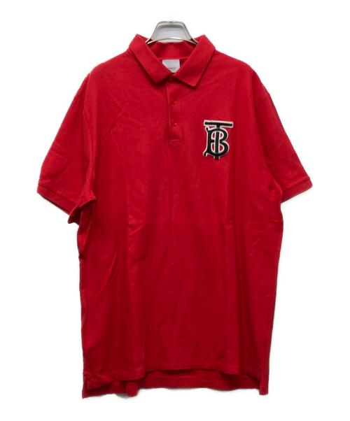 BURBERRY（バーバリー）BURBERRY (バーバリー) ポロシャツ レッド サイズ:XLの古着・服飾アイテム