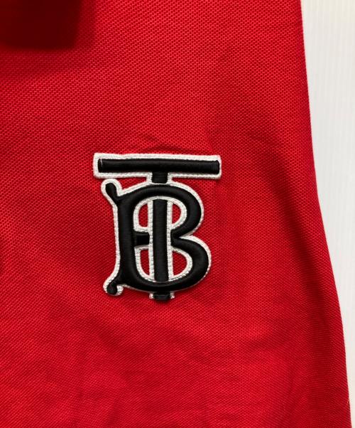 BURBERRY（バーバリー）BURBERRY (バーバリー) ポロシャツ レッド サイズ:XLの古着・服飾アイテム