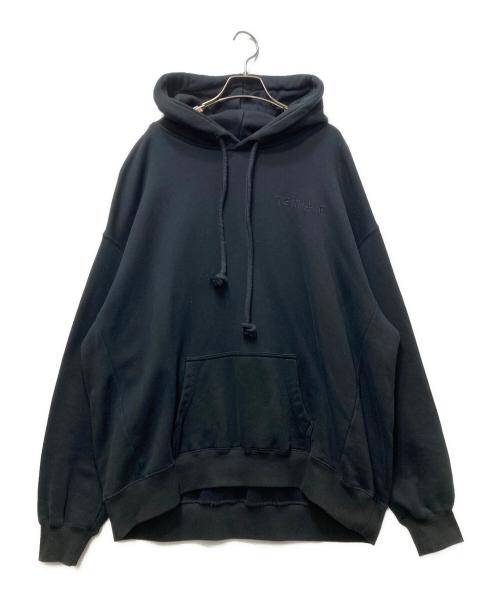 TENHALF（テンハーフ）TENHALF (テンハーフ) プルオーバーパーカー ブラック サイズ:FREEの古着・服飾アイテム