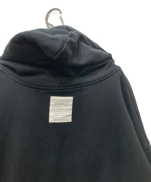 TENHALF（テンハーフ）TENHALF (テンハーフ) プルオーバーパーカー ブラック サイズ:FREEの古着・服飾アイテム