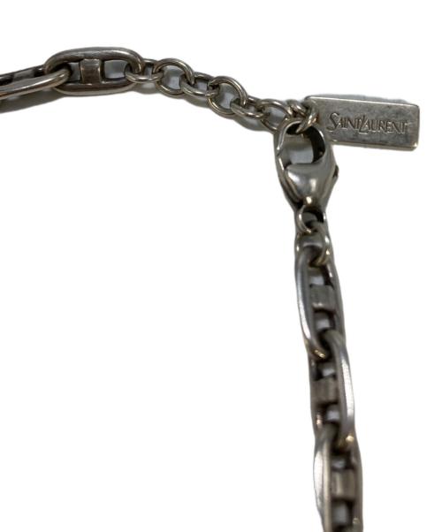 Saint Laurent Paris（サンローランパリ）Saint Laurent Paris (サンローランパリ) アンカーチェーン ブレスレット シルバーの古着・服飾アイテム