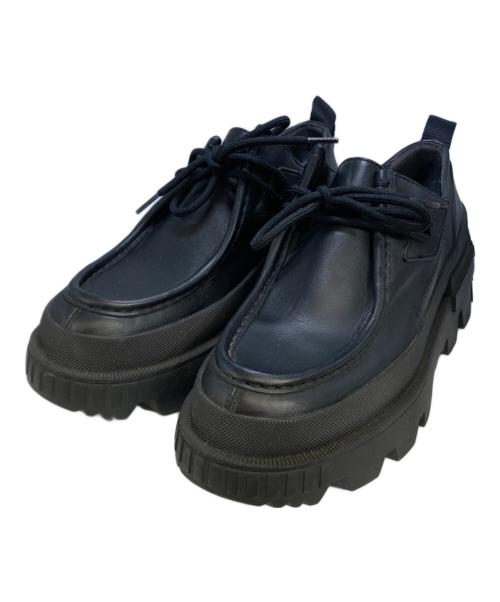 MONCLER（モンクレール）MONCLER (モンクレール) Mon Wallabee ブラック サイズ:39の古着・服飾アイテム