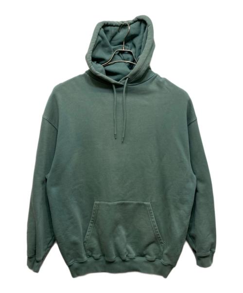 BALENCIAGA（バレンシアガ）BALENCIAGA (バレンシアガ) Back Logo Hoodie グリーン サイズ:Lの古着・服飾アイテム