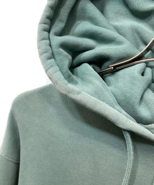 BALENCIAGA（バレンシアガ）BALENCIAGA (バレンシアガ) Back Logo Hoodie グリーン サイズ:Lの古着・服飾アイテム