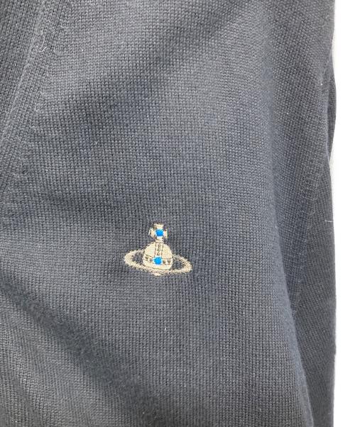 Vivienne Westwood man（ヴィヴィアン ウェストウッド マン）Vivienne Westwood man (ヴィヴィアン ウェストウッド マン) オーブ刺繍 ロングニットカーディガン ブラック サイズ:46の古着・服飾アイテム