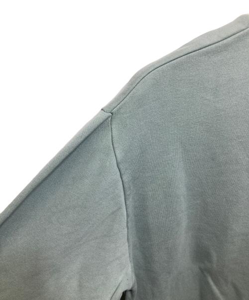 Acne studios（アクネ ストゥディオズ）ACNE STUDIOS (アクネ ストゥディオズ) ロゴクルーネックスウェット ブルー サイズ:Lの古着・服飾アイテム