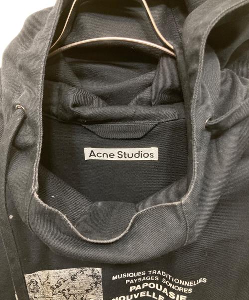 Acne studios（アクネ ストゥディオズ）ACNE STUDIOS (アクネ ストゥディオズ) アノラックパーカー ブラック サイズ:46の古着・服飾アイテム