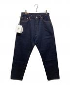 KAPTAIN SUNSHINEキャプテンサンシャイン）の古着「5P Zipper Front Denim Pants」｜インディゴ