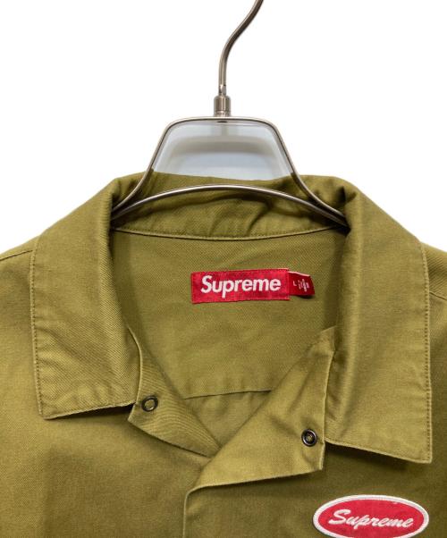 SUPREME（シュプリーム）Supreme (シュプリーム) Thermal Sleeve Work Shirt カーキ サイズ:Ⅼの古着・服飾アイテム