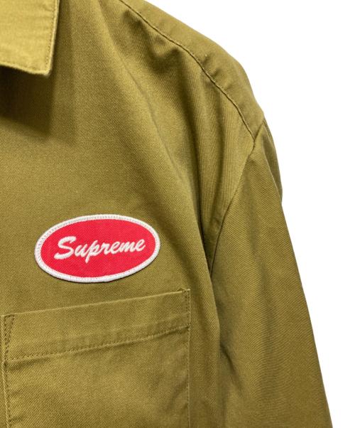 SUPREME（シュプリーム）Supreme (シュプリーム) Thermal Sleeve Work Shirt カーキ サイズ:Ⅼの古着・服飾アイテム