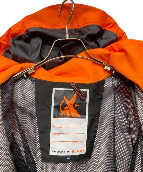 HELLY HANSEN（ヘリーハンセン）HELLY HANSEN (ヘリーハンセン) BEAMS (ビームス) Formula light Jacket オレンジ×ブラック サイズ:XLの古着・服飾アイテム