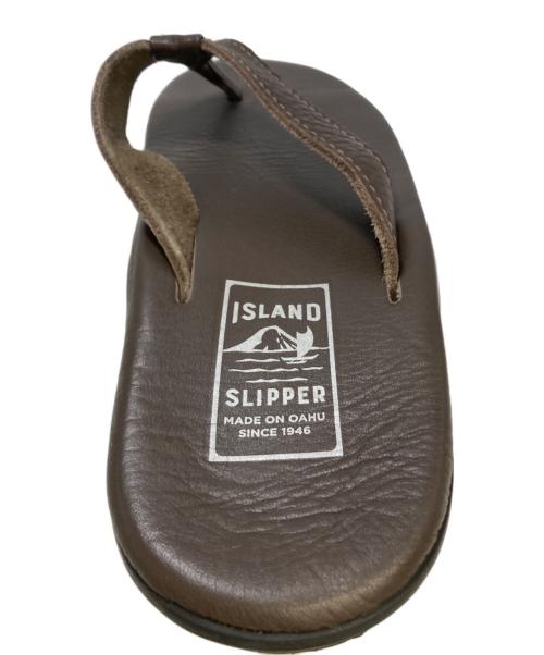 ISLAND SLIPPER（アイランドスリッパ）ISLAND SLIPPER (アイランドスリッパ) サンダル ブラウン サイズ:9の古着・服飾アイテム
