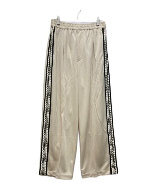 MAISON SPECIAL（メゾンスペシャル）MAISON SPECIAL (メゾンスペシャル) Crochet Side Line Prime-Wide Easy Pants ベージュ サイズ:2の古着・服飾アイテム