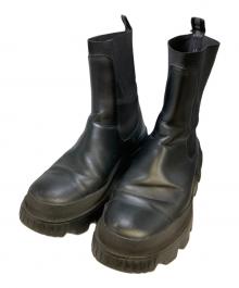 MONCLER（モンクレール）の古着「NEUE CHELSEA ブーツ」｜ブラック