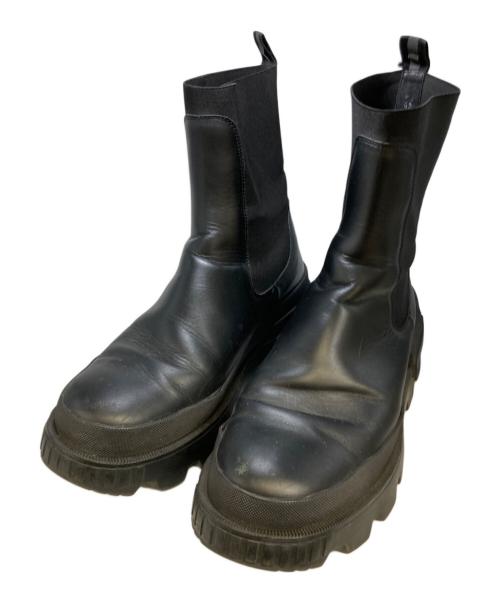 MONCLER（モンクレール）MONCLER (モンクレール) NEUE CHELSEA ブーツ ブラック サイズ:42の古着・服飾アイテム