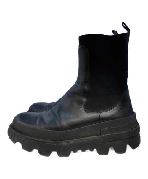 MONCLER（モンクレール）MONCLER (モンクレール) NEUE CHELSEA ブーツ ブラック サイズ:42の古着・服飾アイテム
