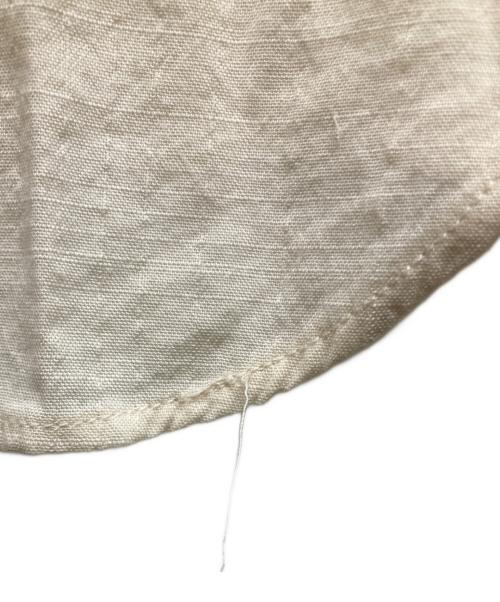 Taiga Takahashi（タイガ タカハシ）Taiga Takahashi (タイガ タカハシ) Band Collar Shirt ホワイト サイズ:16の古着・服飾アイテム