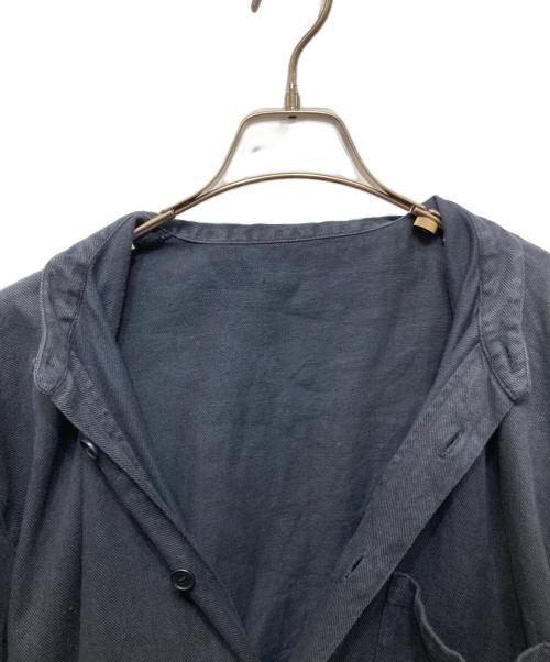 nestrobe confect（ネストローブ コンフェクト）nestrobe confect (ネストローブ コンフェクト) UpcycleLino ツイルオールインワン ネイビー サイズ:4の古着・服飾アイテム