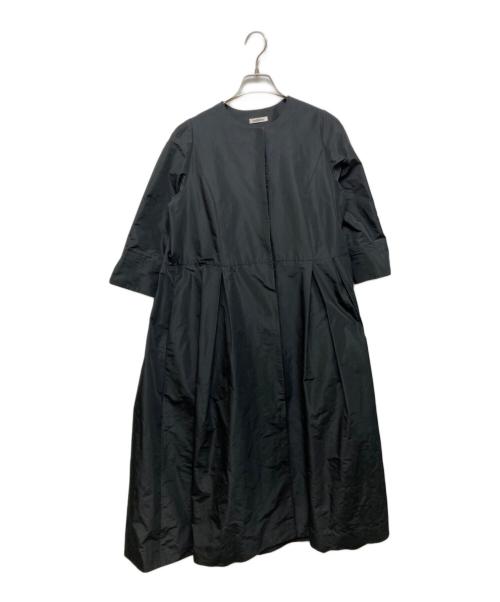 atelier KEISUZUKI（アトリエ ケイスズキ）atelier KEISUZUKI (アトリエ ケイスズキ) ベルテットロングワンピースコート ブラック サイズ:不明の古着・服飾アイテム
