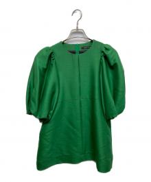 KEINA RITA（ケイナ リタ）の古着「パフスリーブブラウス」｜グリーン