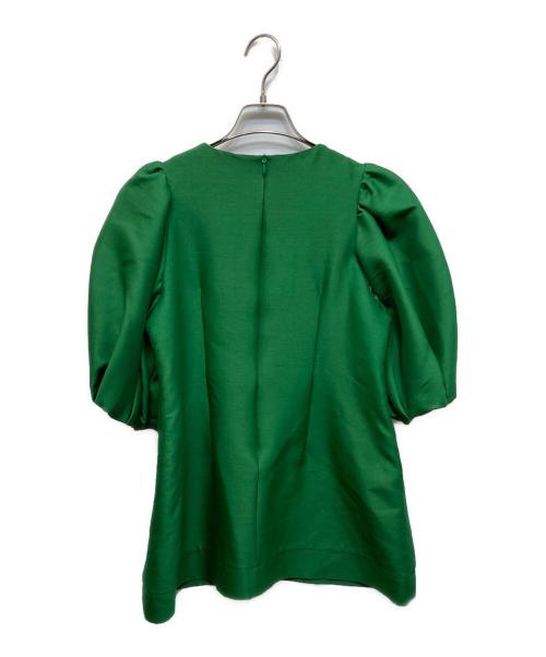 KEINA RITA（ケイナ リタ）KEINA RITA (ケイナ リタ) パフスリーブブラウス グリーン サイズ:36の古着・服飾アイテム