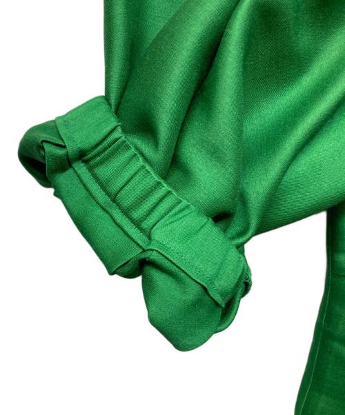 KEINA RITA（ケイナ リタ）KEINA RITA (ケイナ リタ) パフスリーブブラウス グリーン サイズ:36の古着・服飾アイテム