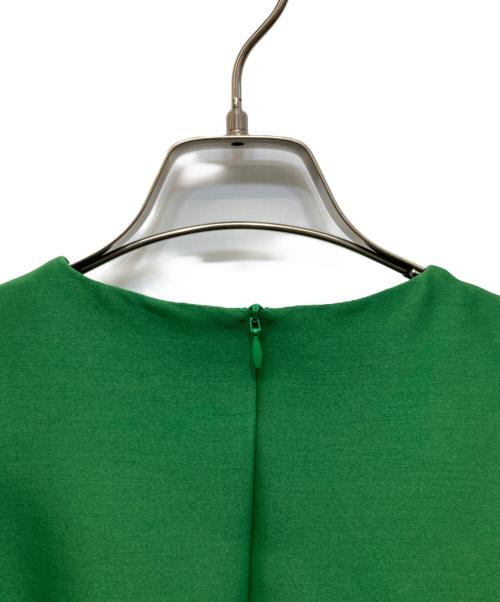 KEINA RITA（ケイナ リタ）KEINA RITA (ケイナ リタ) パフスリーブブラウス グリーン サイズ:36の古着・服飾アイテム