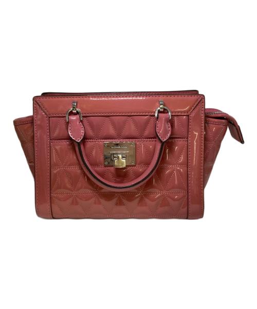 MICHAEL KORS（マイケル・コース）MICHAEL KORS (マイケル・コース) VIVIANNE SMALL TZ MESSENGER ピンクの古着・服飾アイテム