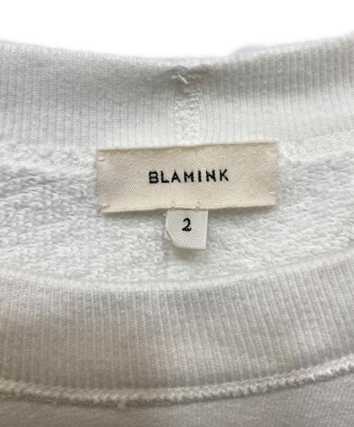 BLAMINK（ブラミンク）BLAMINK (ブラミンク) 吊り裏毛 ロングスリーブ ホワイト サイズ:2の古着・服飾アイテム