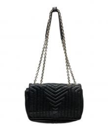 MaxMara（マックスマーラ）の古着「チェーンショルダーバッグ」｜ブラック