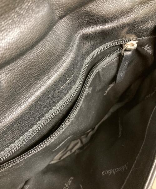 MaxMara（マックスマーラ）MaxMara (マックスマーラ) チェーンショルダーバッグ ブラックの古着・服飾アイテム