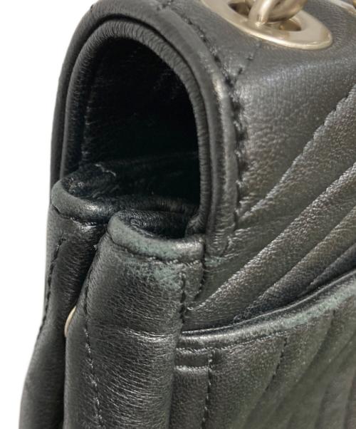 MaxMara（マックスマーラ）MaxMara (マックスマーラ) チェーンショルダーバッグ ブラックの古着・服飾アイテム