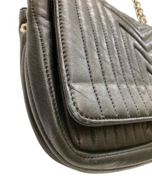 MaxMara（マックスマーラ）MaxMara (マックスマーラ) チェーンショルダーバッグ ブラックの古着・服飾アイテム