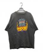 SAINT MICHAEL×NEIGHBORHOODセントマイケル×ネイバーフッド）の古着「STHD. SS TEE HOOD」｜ブラック
