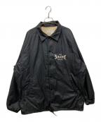 SAINT MICHAEL×SHERMER ACADEMYセントマイケル×シャーマーアカデミー）の古着「コーチジャケット」｜ブラック