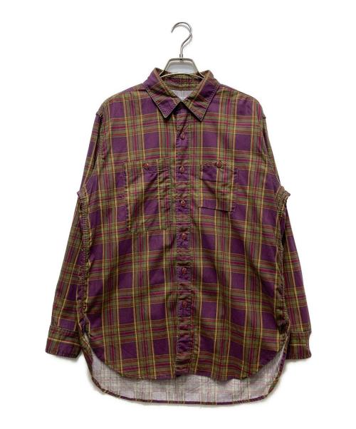 Engineered Garments（エンジニアド ガーメンツ）Engineered Garments (エンジニアド ガーメンツ) 長袖シャツ パープル サイズ:Sの古着・服飾アイテム