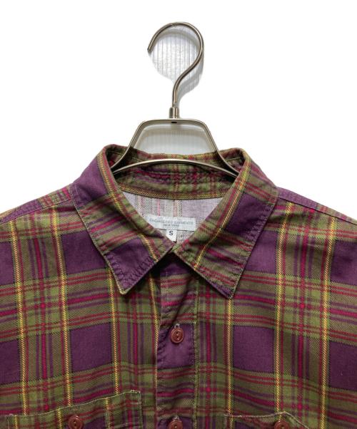 Engineered Garments（エンジニアド ガーメンツ）Engineered Garments (エンジニアド ガーメンツ) 長袖シャツ パープル サイズ:Sの古着・服飾アイテム